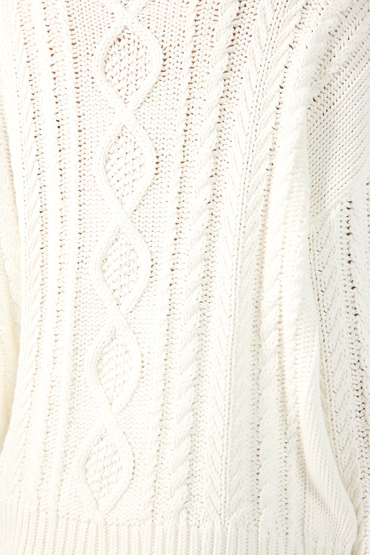 Perfect Stranger Jessna Oversized Cable Knit Cream