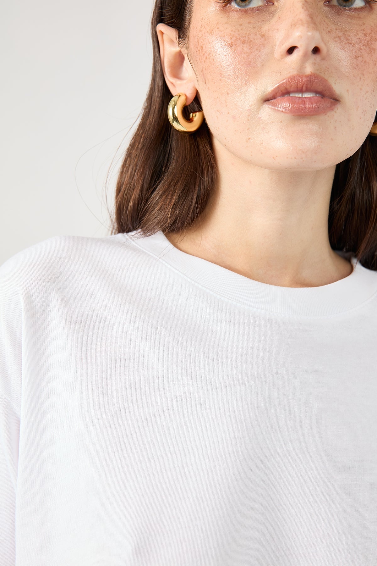 Perfect Stranger Oversized Basic Tee White