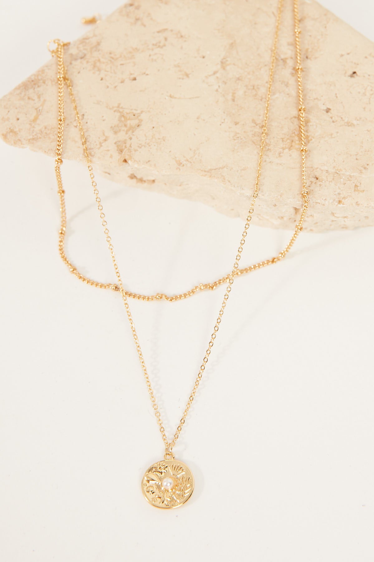 Perfect Stranger Adella Necklace 2 Pack Gold