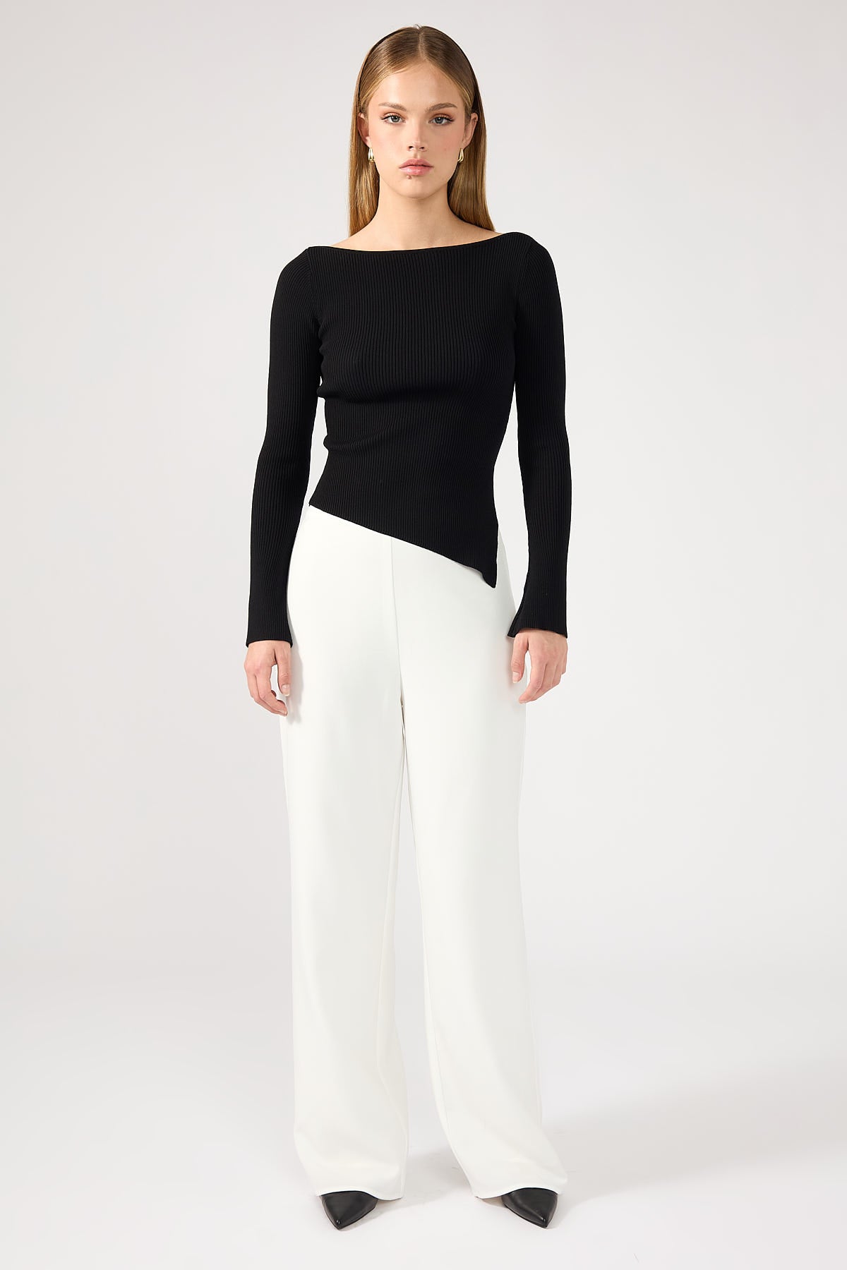 Perfect Stranger Lui High Rise Pant White
