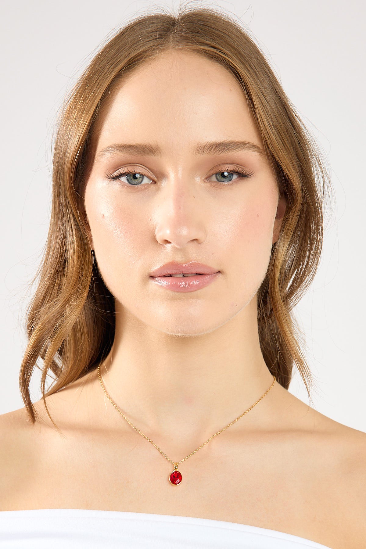 Perfect Stranger Romance Pendant Necklace 18k Gold Plated