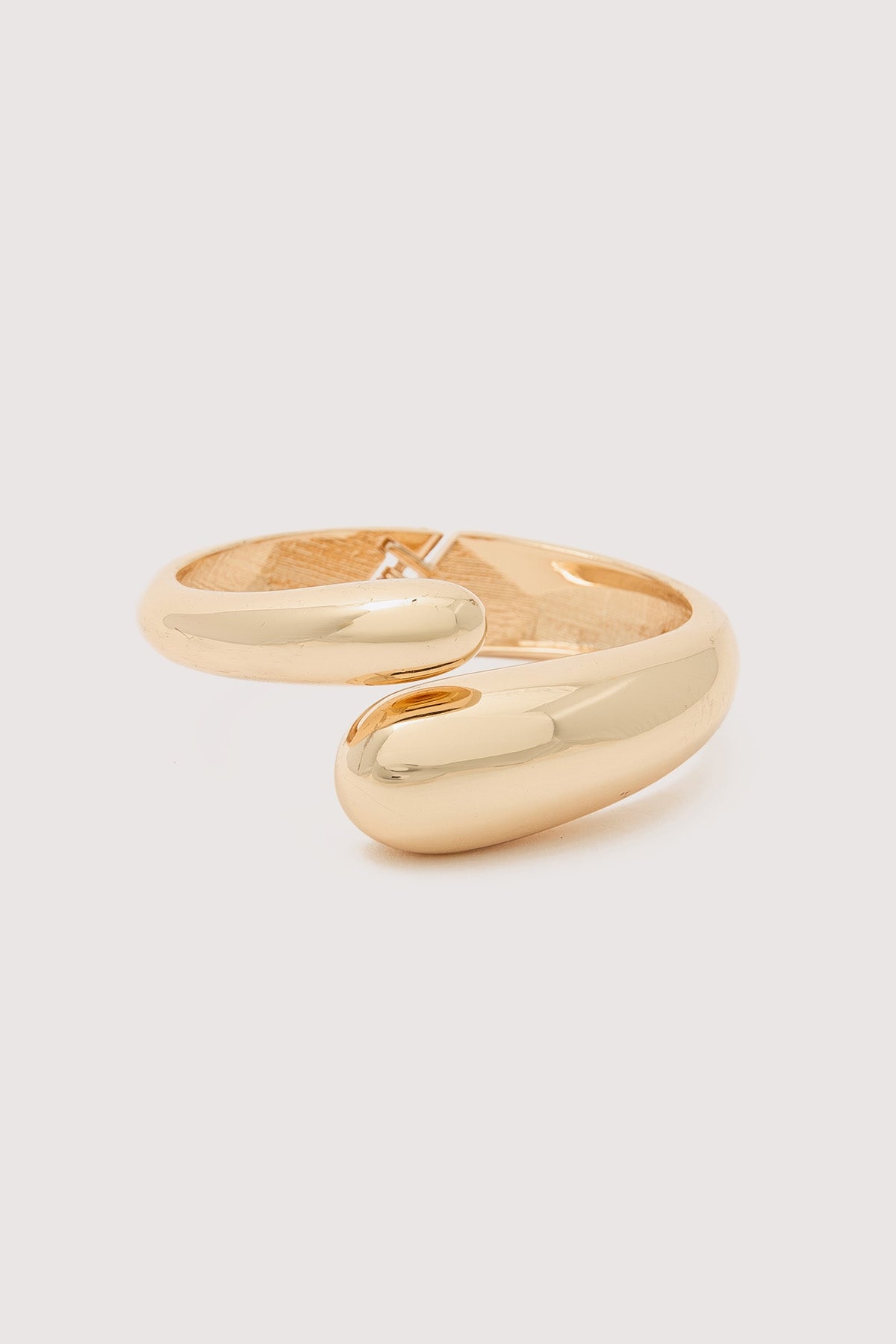 Perfect Stranger Estella Sculptural Cuff Bangle Gold