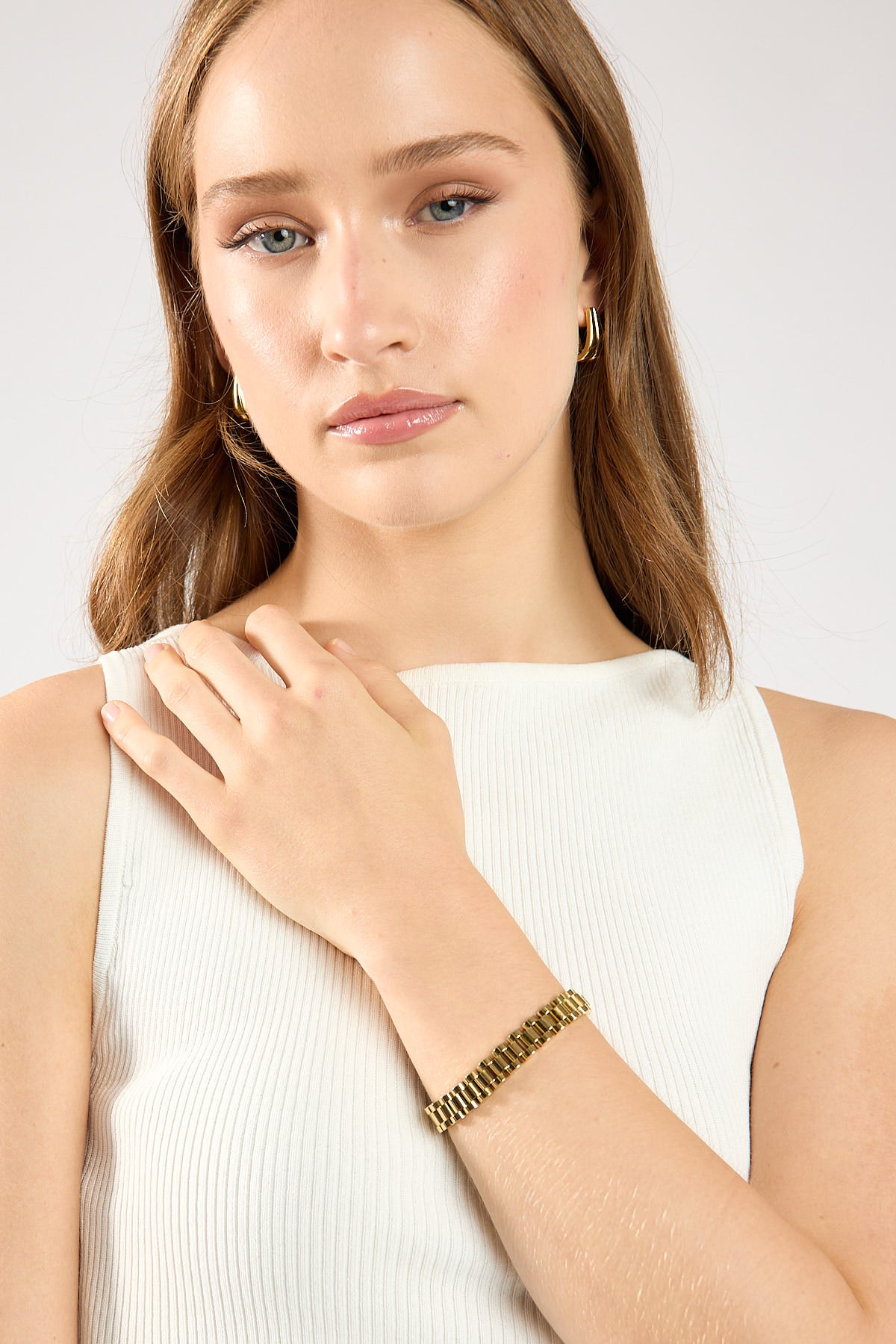 Perfect Stranger First Class Watch Bracelet 18K Gold Plated