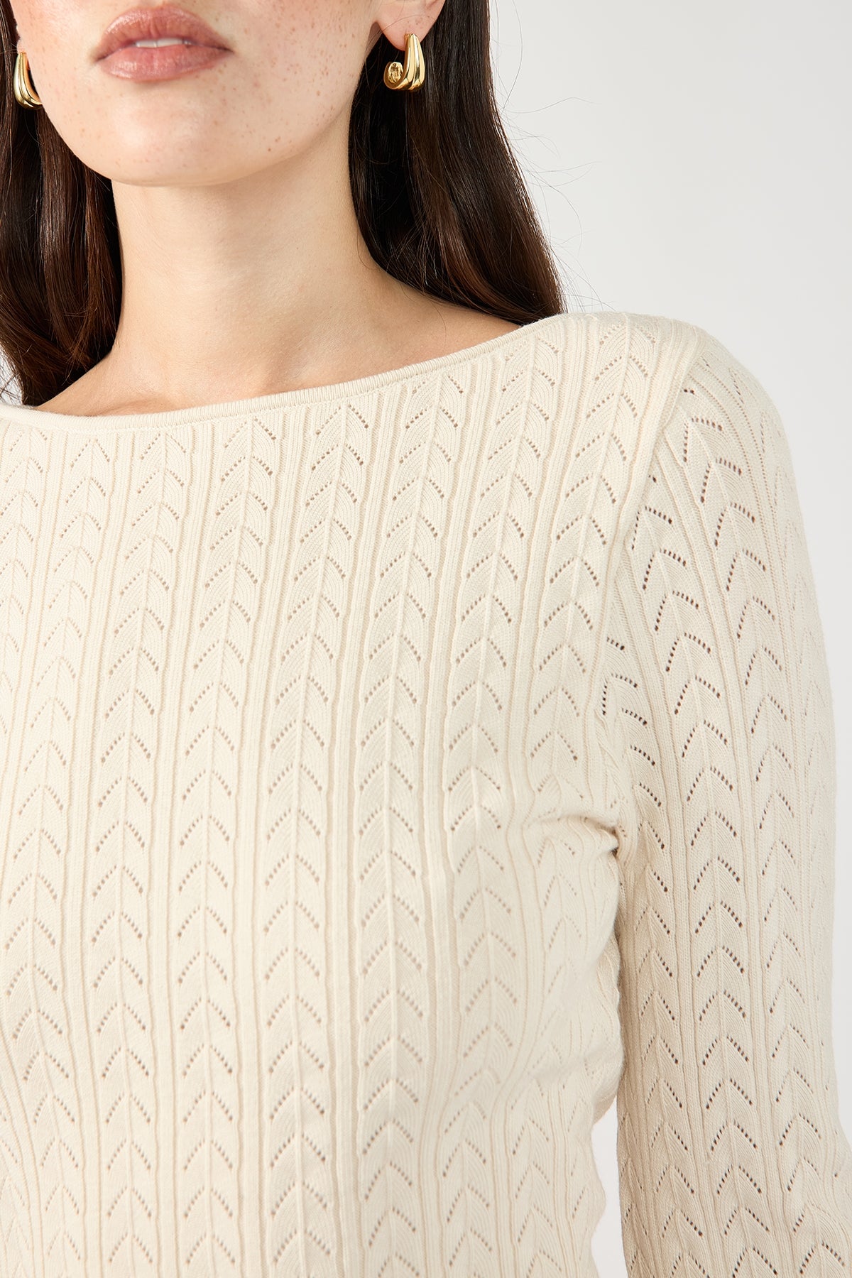 Perfect Stranger Bellsy Long Sleeve Mini Dress - White