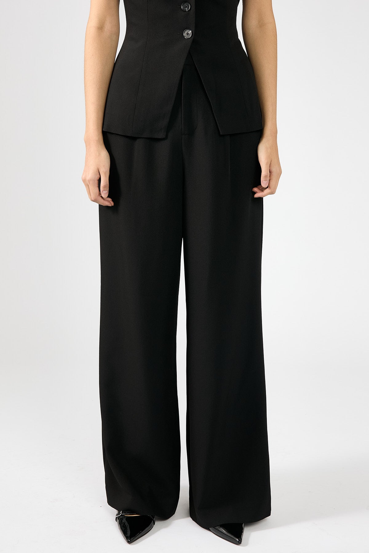 Perfect Stranger Ares Straight Leg Pants Black