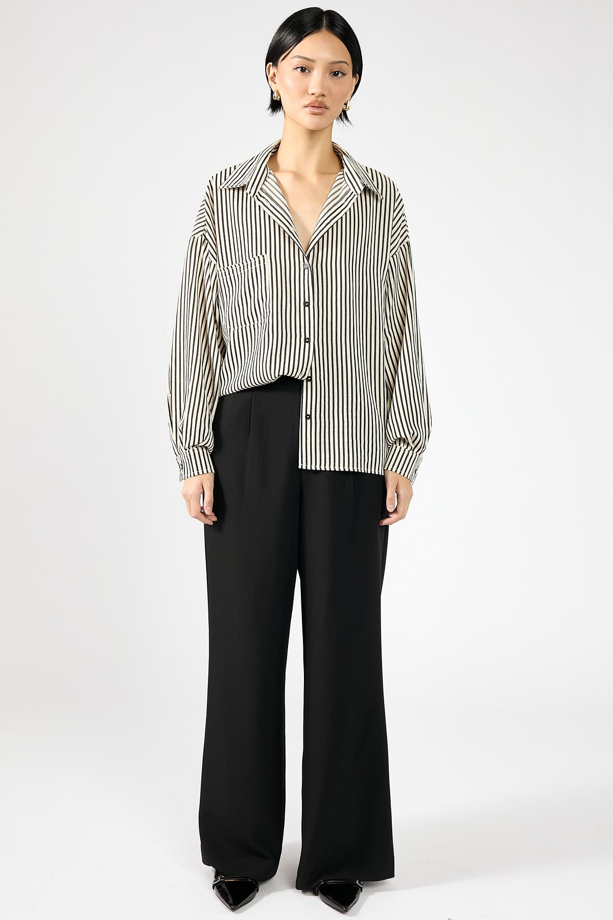 Perfect Stranger Ares Straight Leg Pants Black