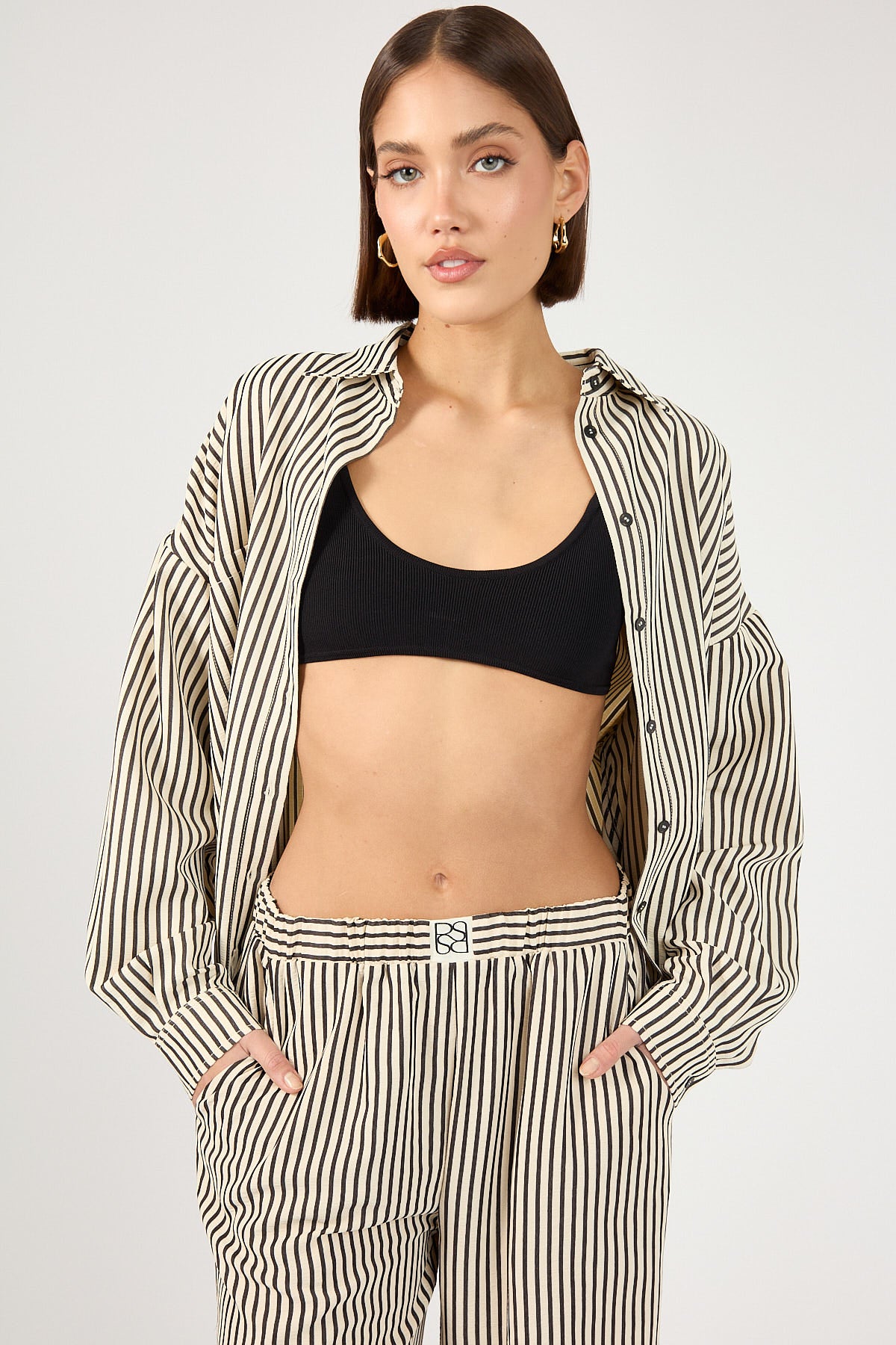 Perfect Stranger Basique Knit Bralette Black