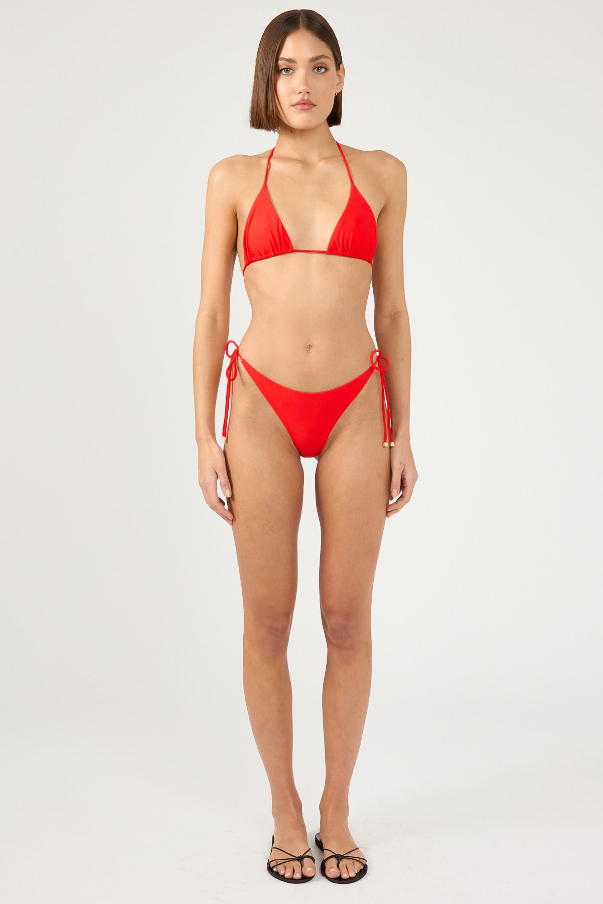 Perfect Stranger Red Roulette Bikini Bottom Red