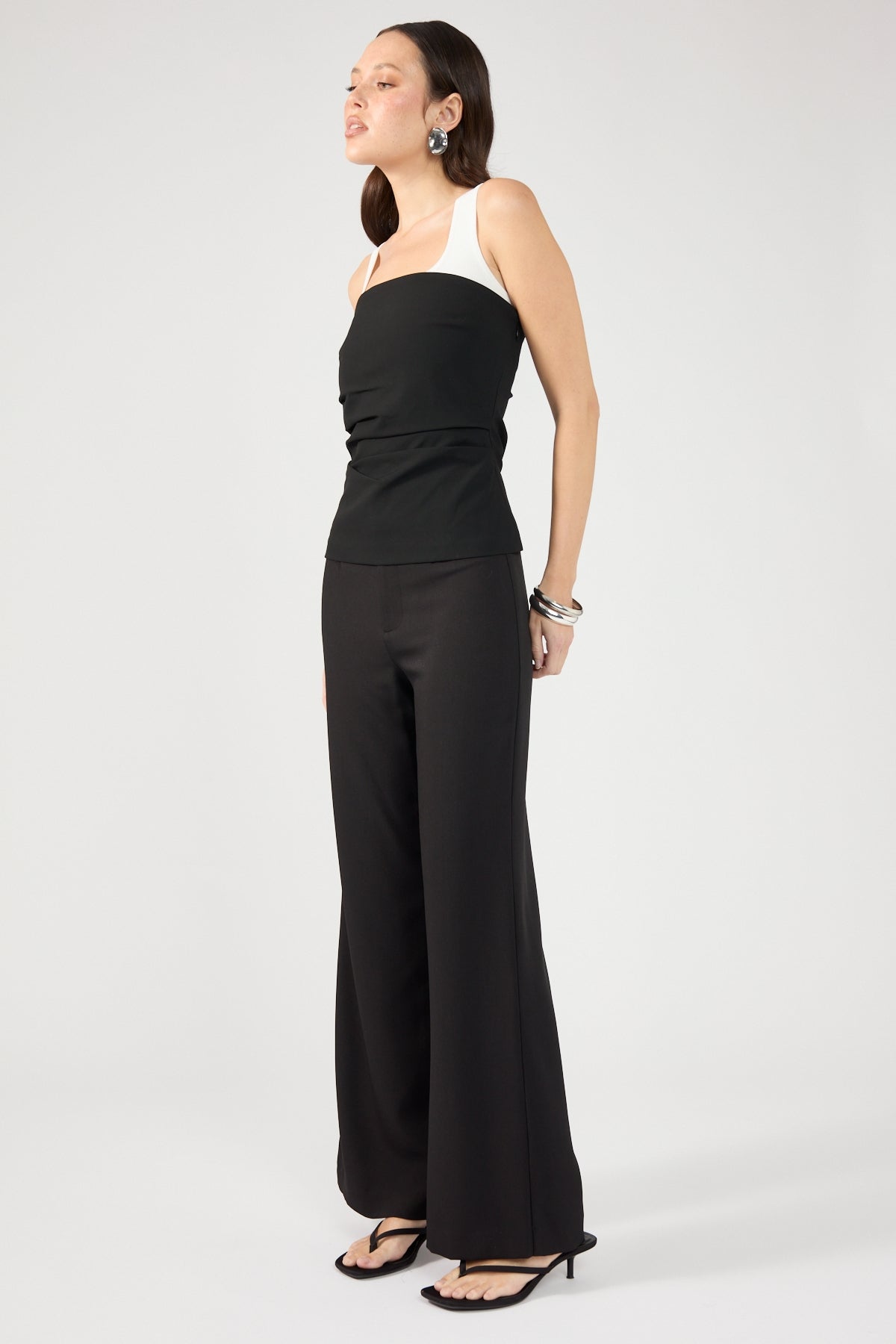 Perfect Stranger Raye High Waist Tailored Pant Black