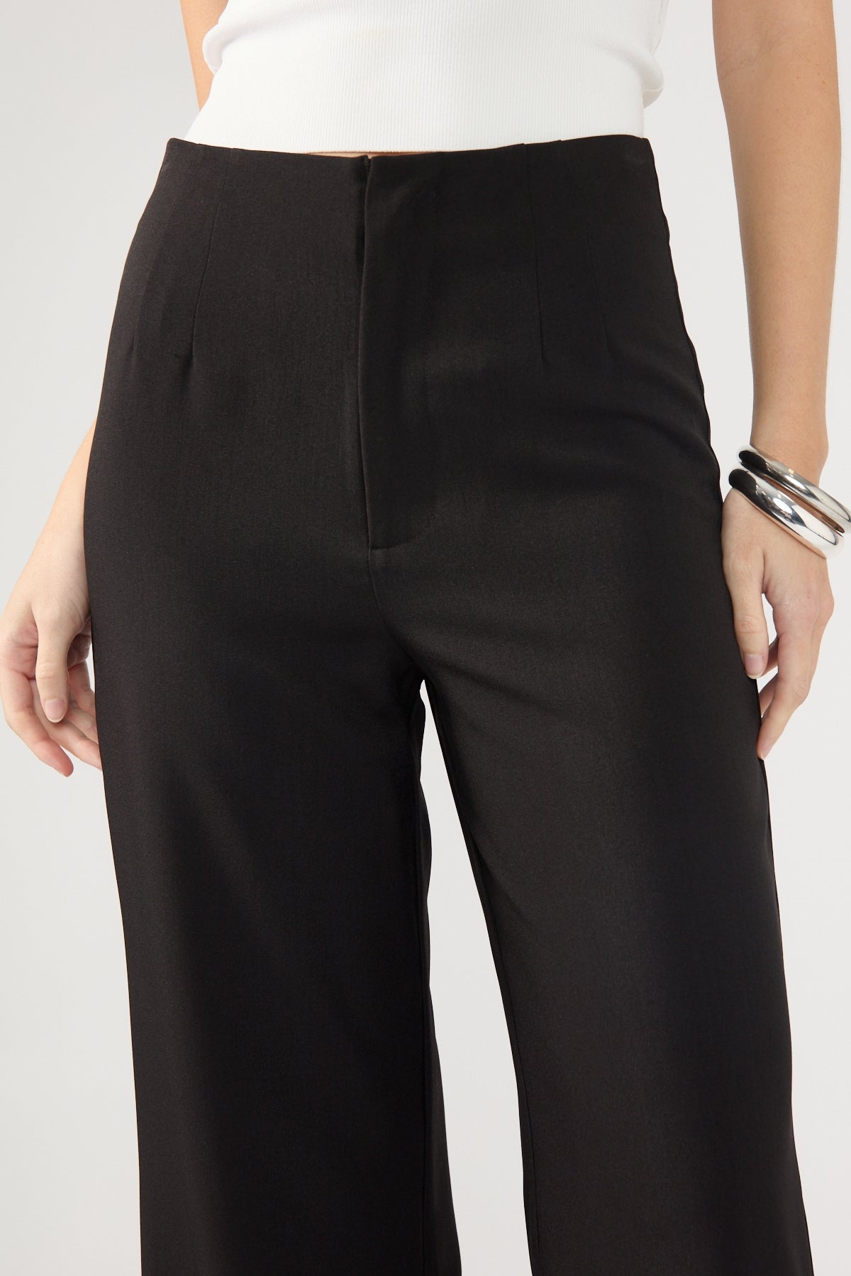 Perfect Stranger Raye High Waist Tailored Pant Black