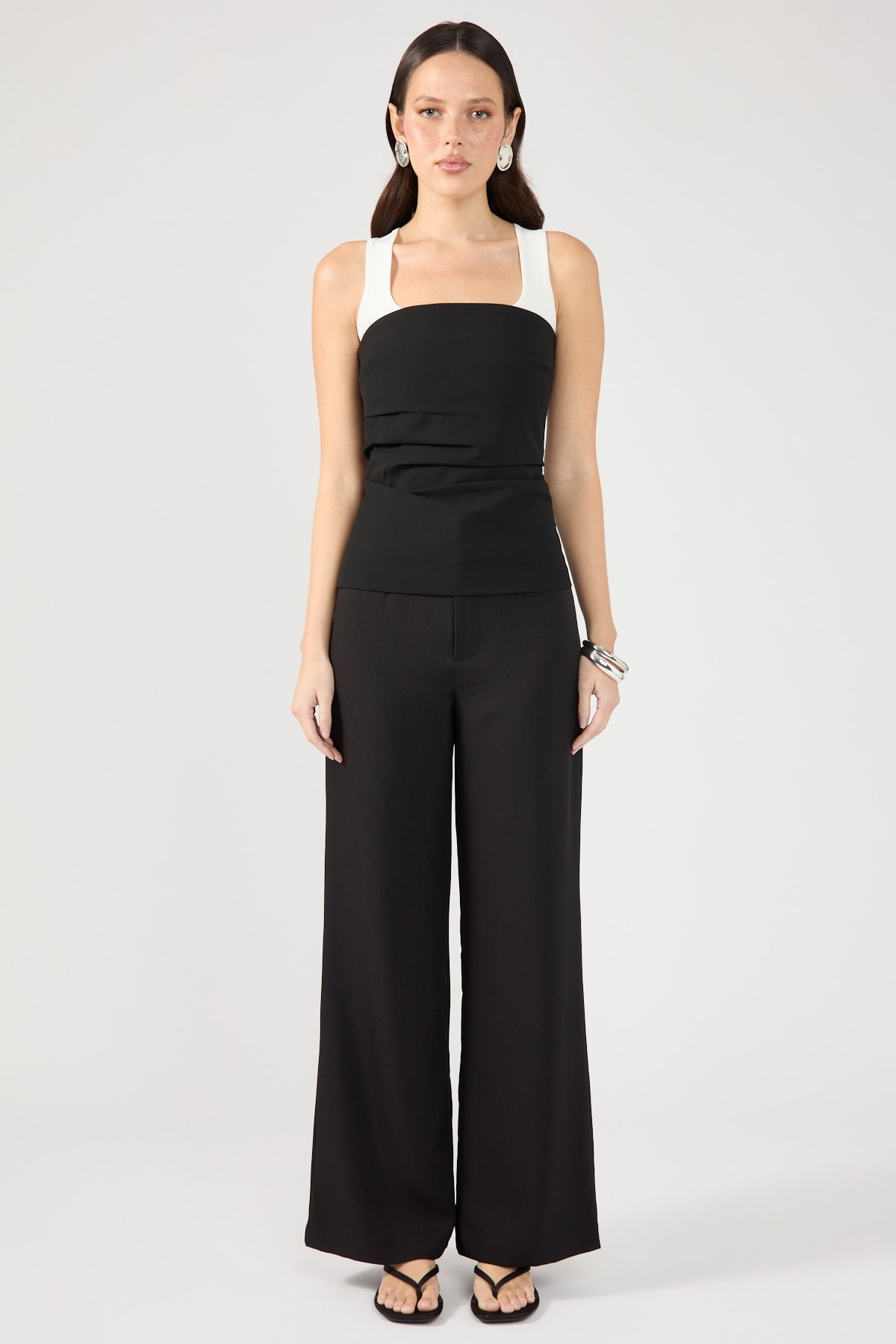 Perfect Stranger Raye High Waist Tailored Pant Black