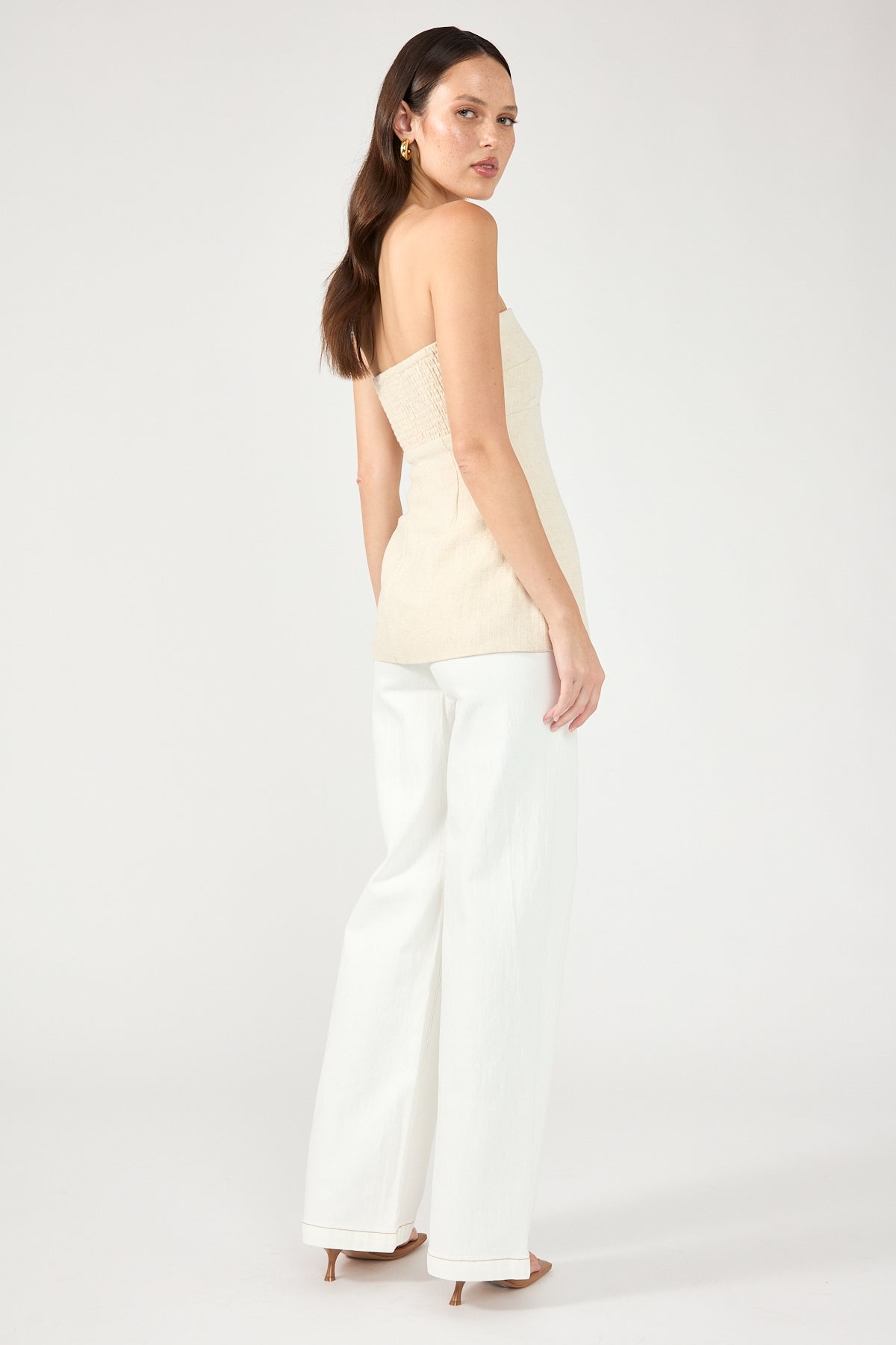 Abrand 94 High Wide Jean Coconut Coconut