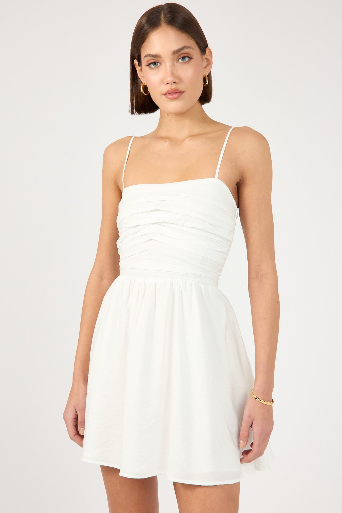 Perfect Stranger Sea Breeze Mini Dress White