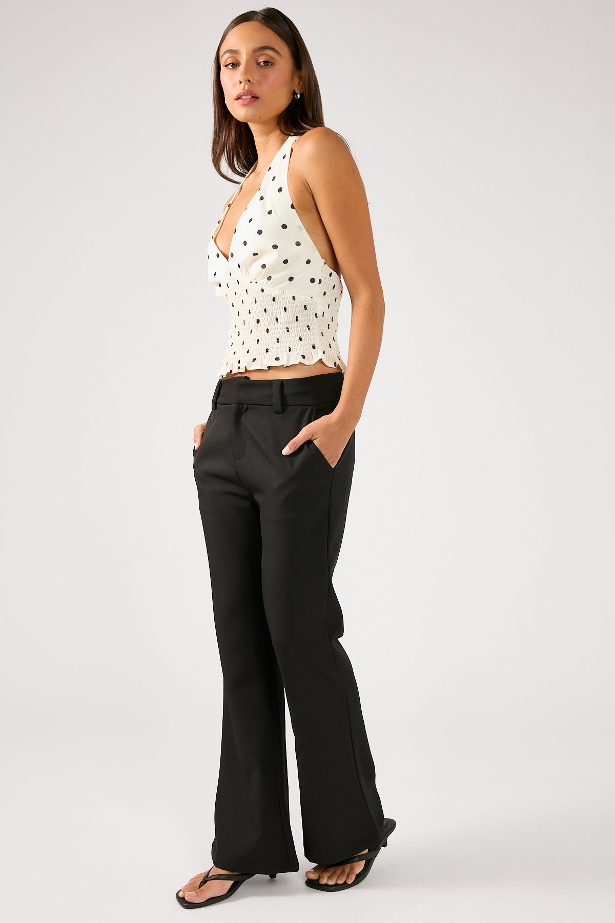 Perfect Stranger Romeo Bootcut Tailored Pant Black