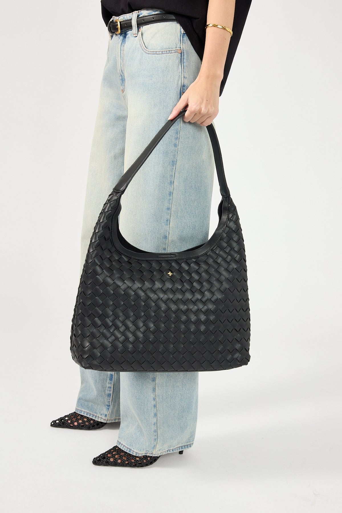 Peta + Jain Weavy Black Weave/Gold