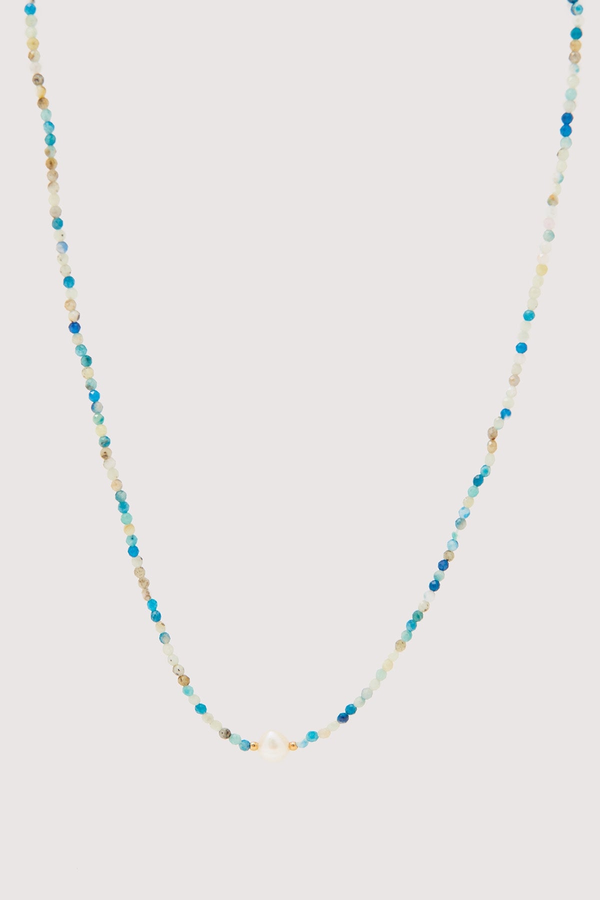 Perfect Stranger Eleni Beaded Necklace Blue/Green