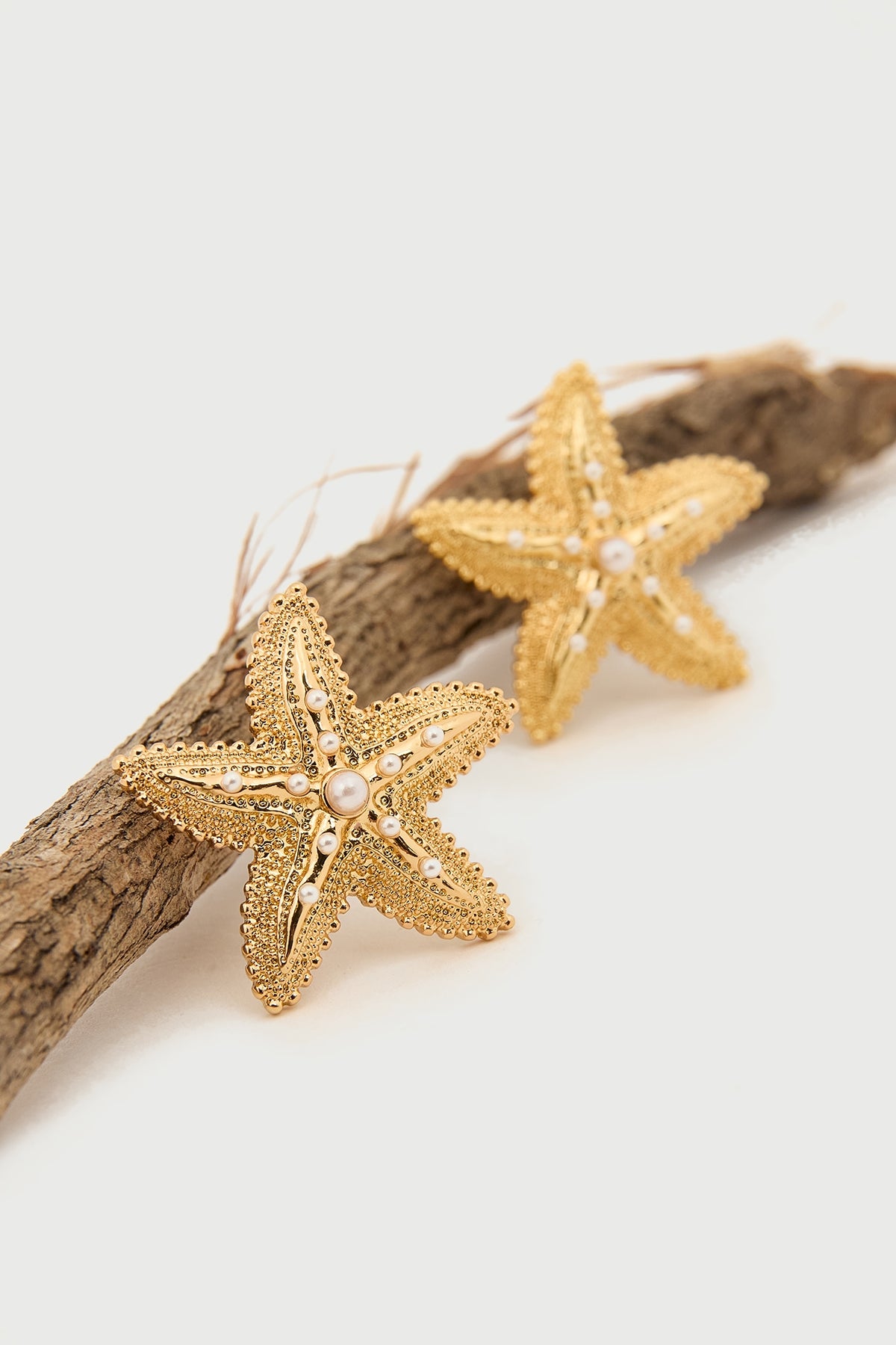 Perfect Stranger Delphine Starfish Pearl Earrings 18K Gold