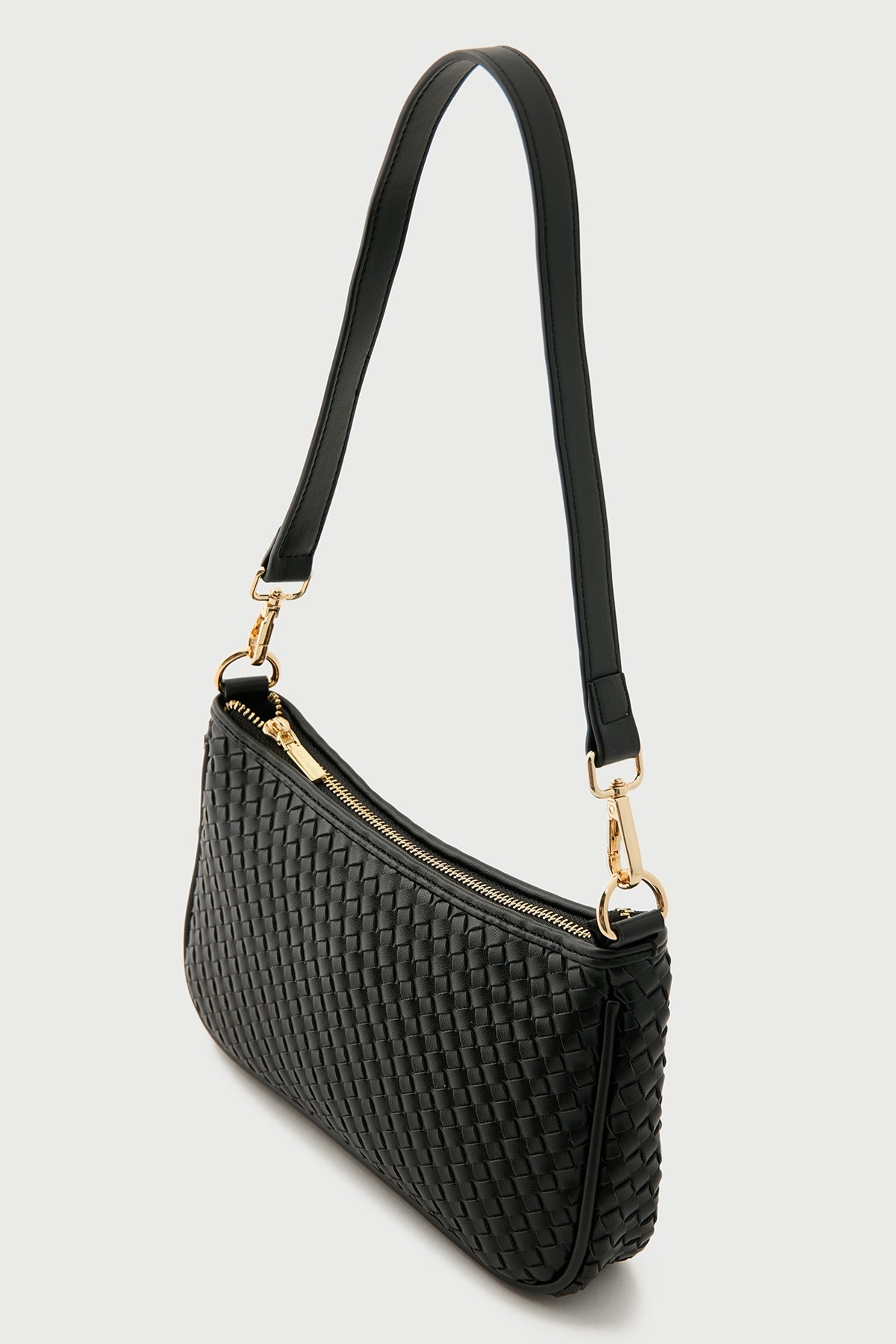 Perfect Stranger Monaco Woven Bag Black
