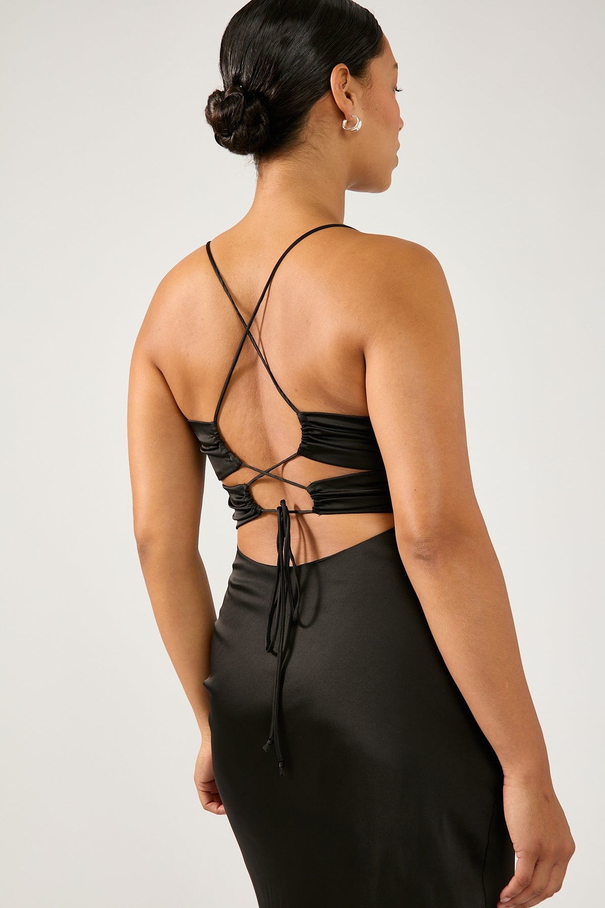 Perfect Stranger Evie Recycled Maxi Dress Black