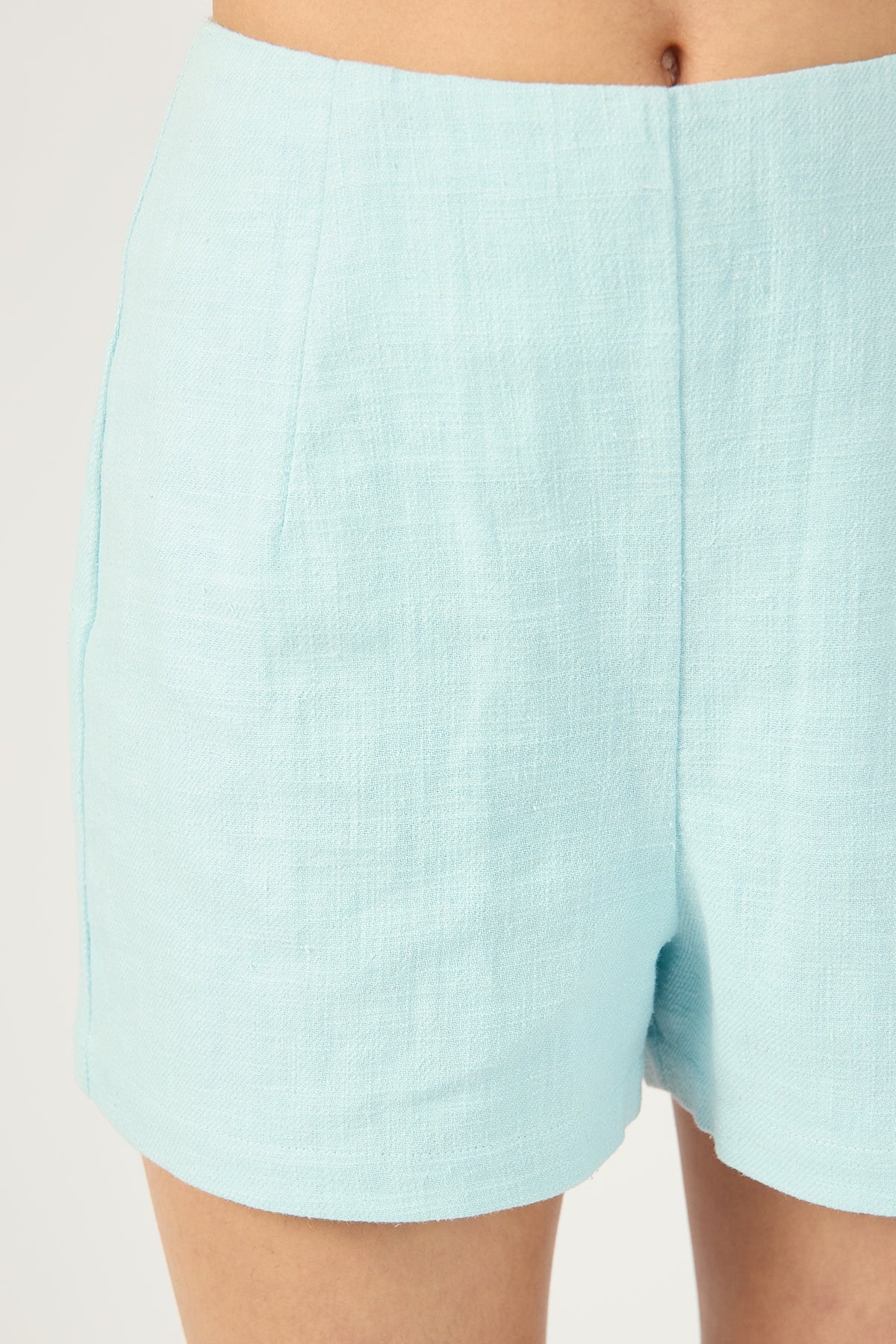 Perfect Stranger Menorca Linen Short Blue