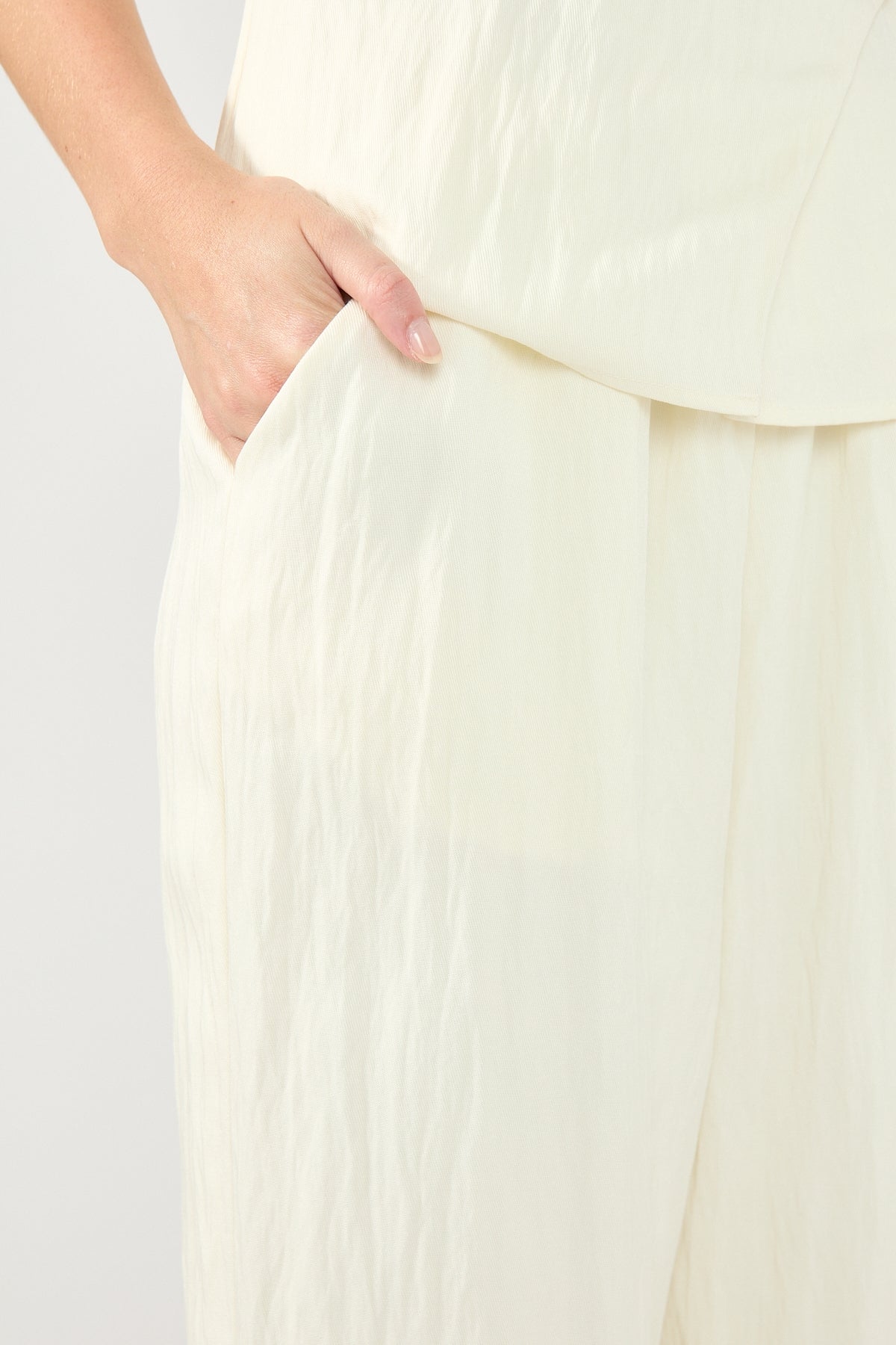 Perfect Stranger Bronte Elasticated Pant Cream