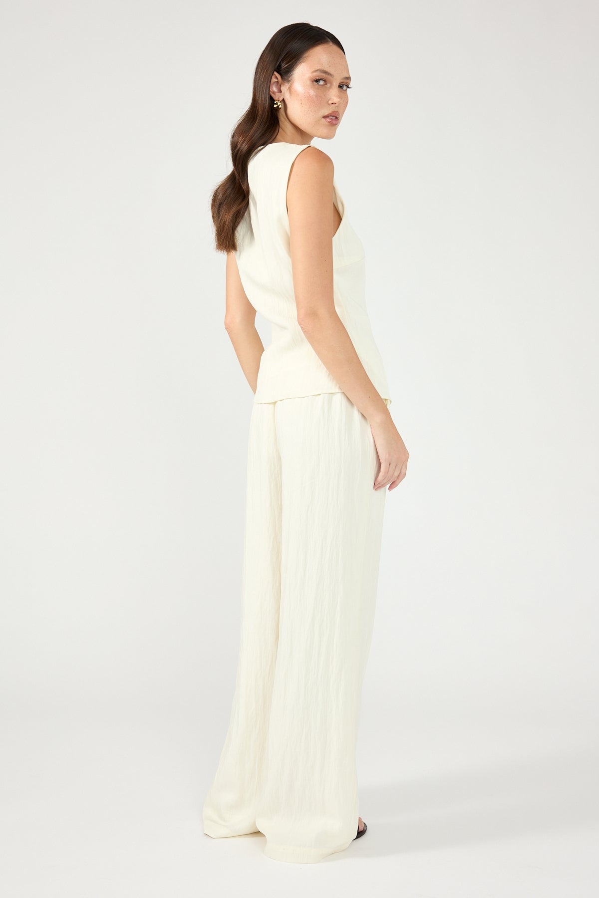 Perfect Stranger Bronte Elasticated Pant Cream