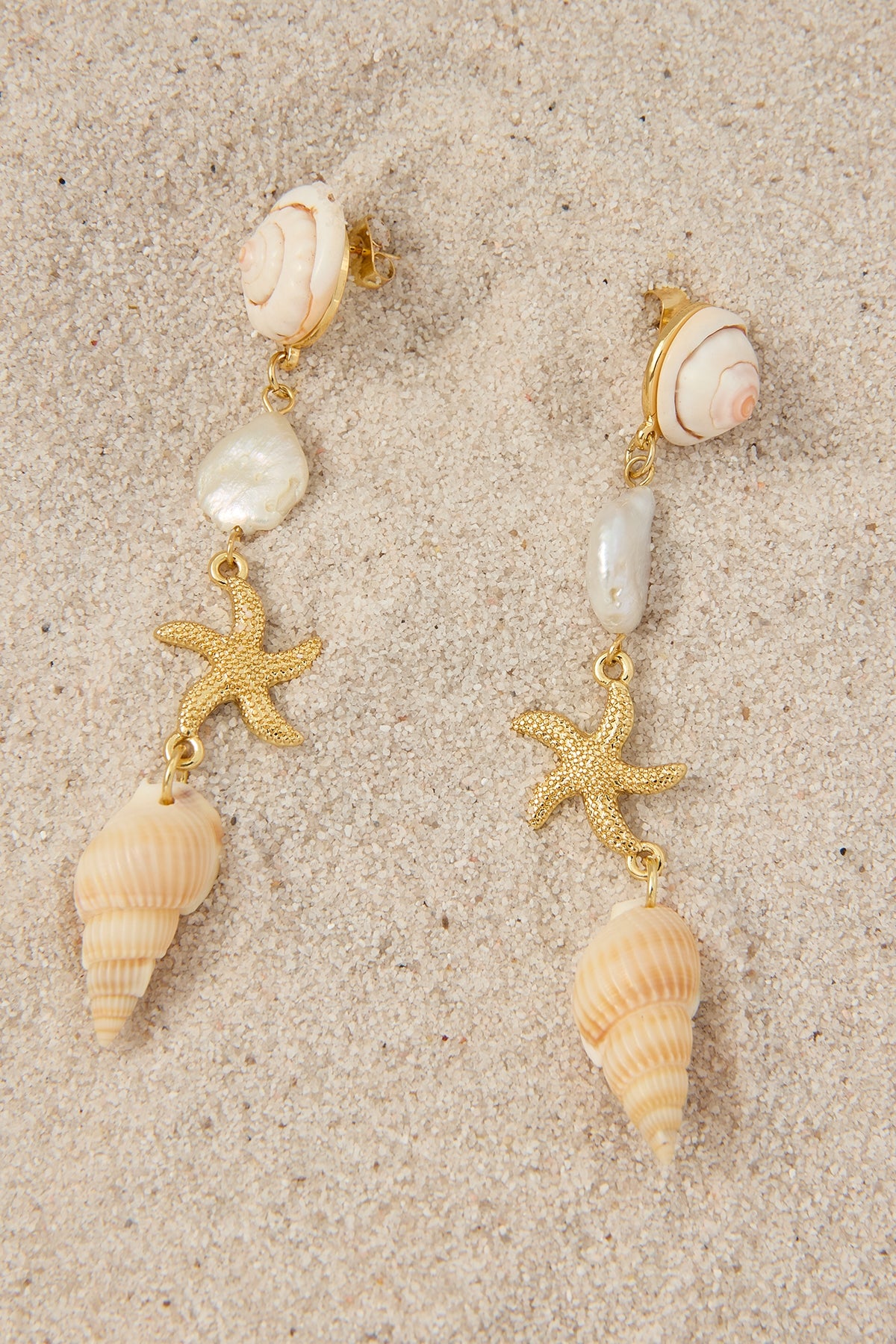 Perfect Stranger Oceana Drop Earrings 18K Gold