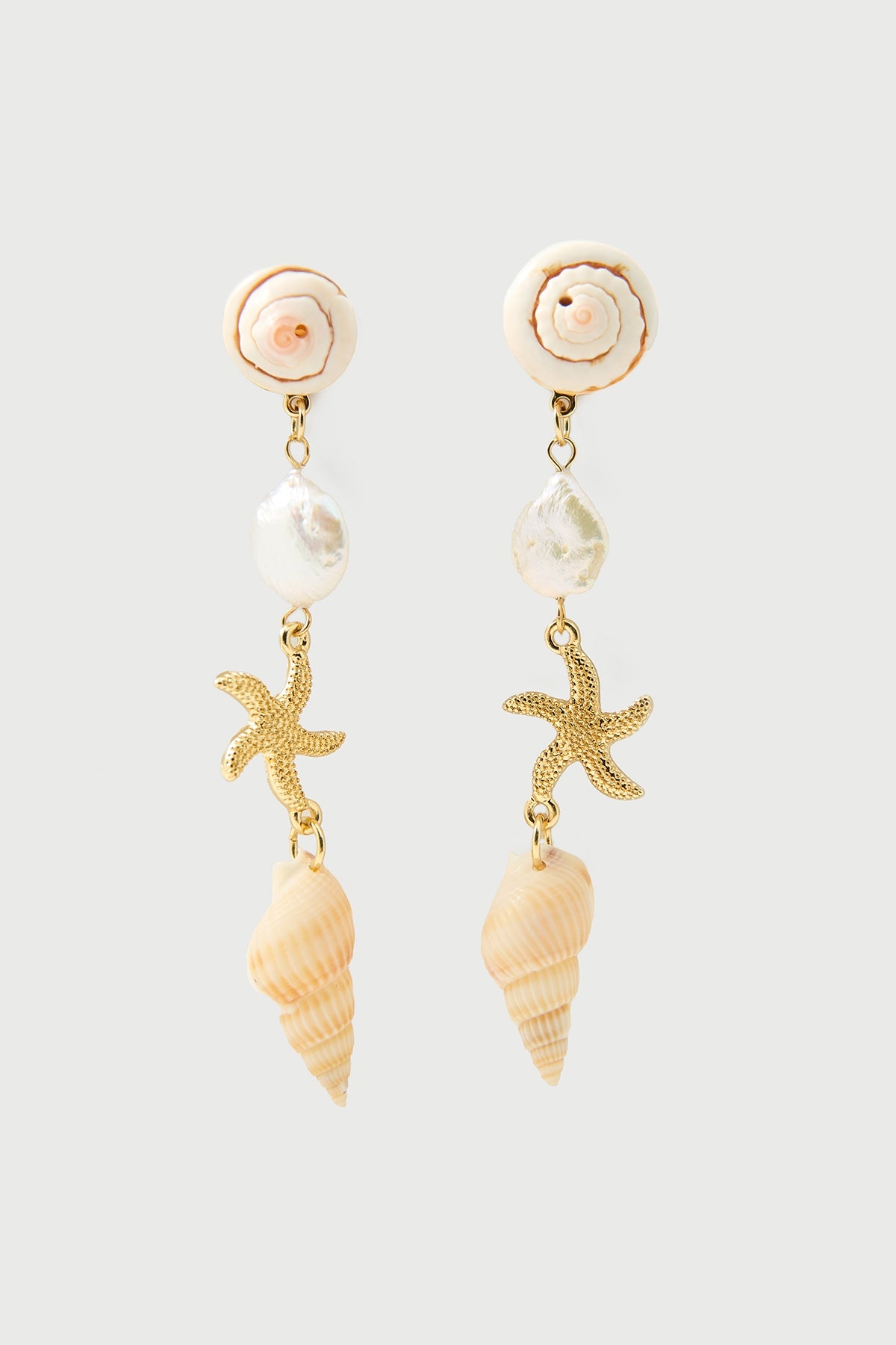 Perfect Stranger Oceana Drop Earrings 18K Gold