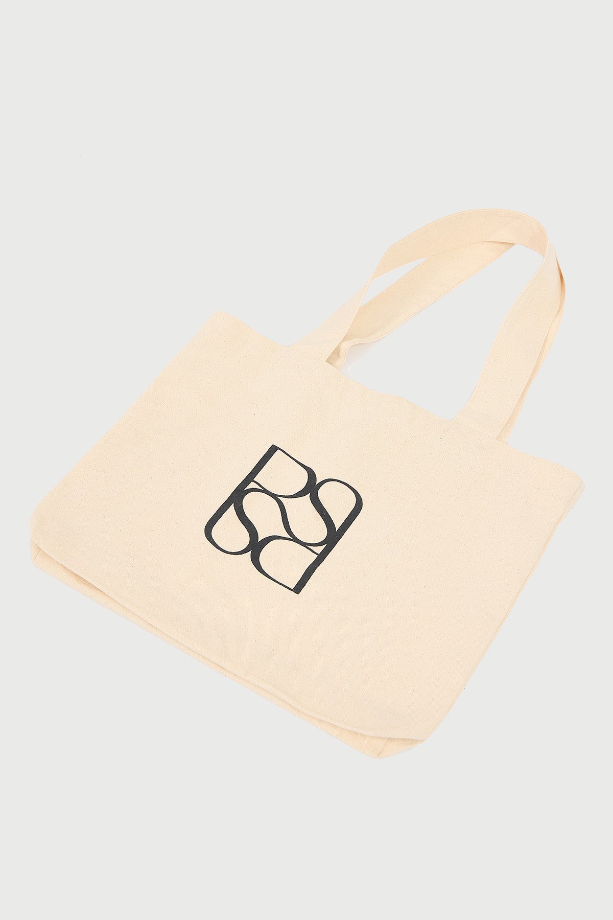Perfect Stranger Monogram Tote Bag Natural