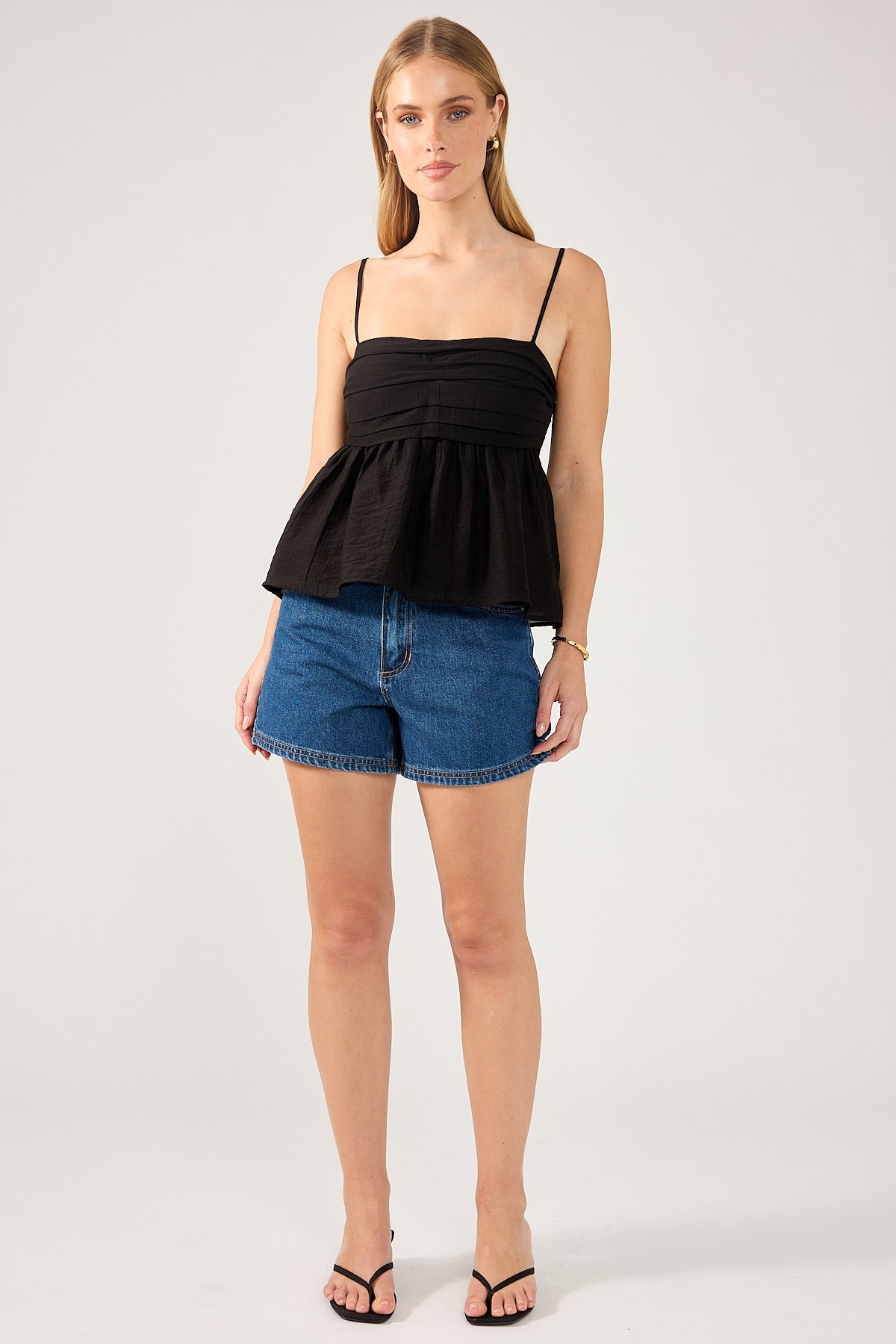Perfect Stranger SEA BREEZE CAMI TOP Black