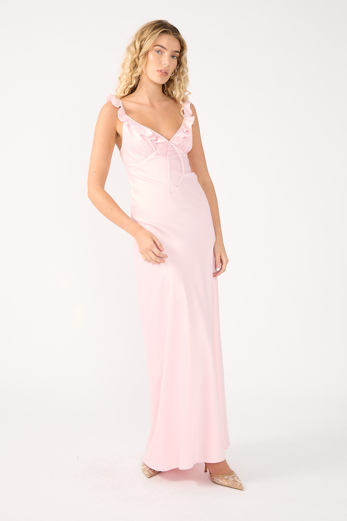 Perfect Stranger Floretta Maxi Dress Pink