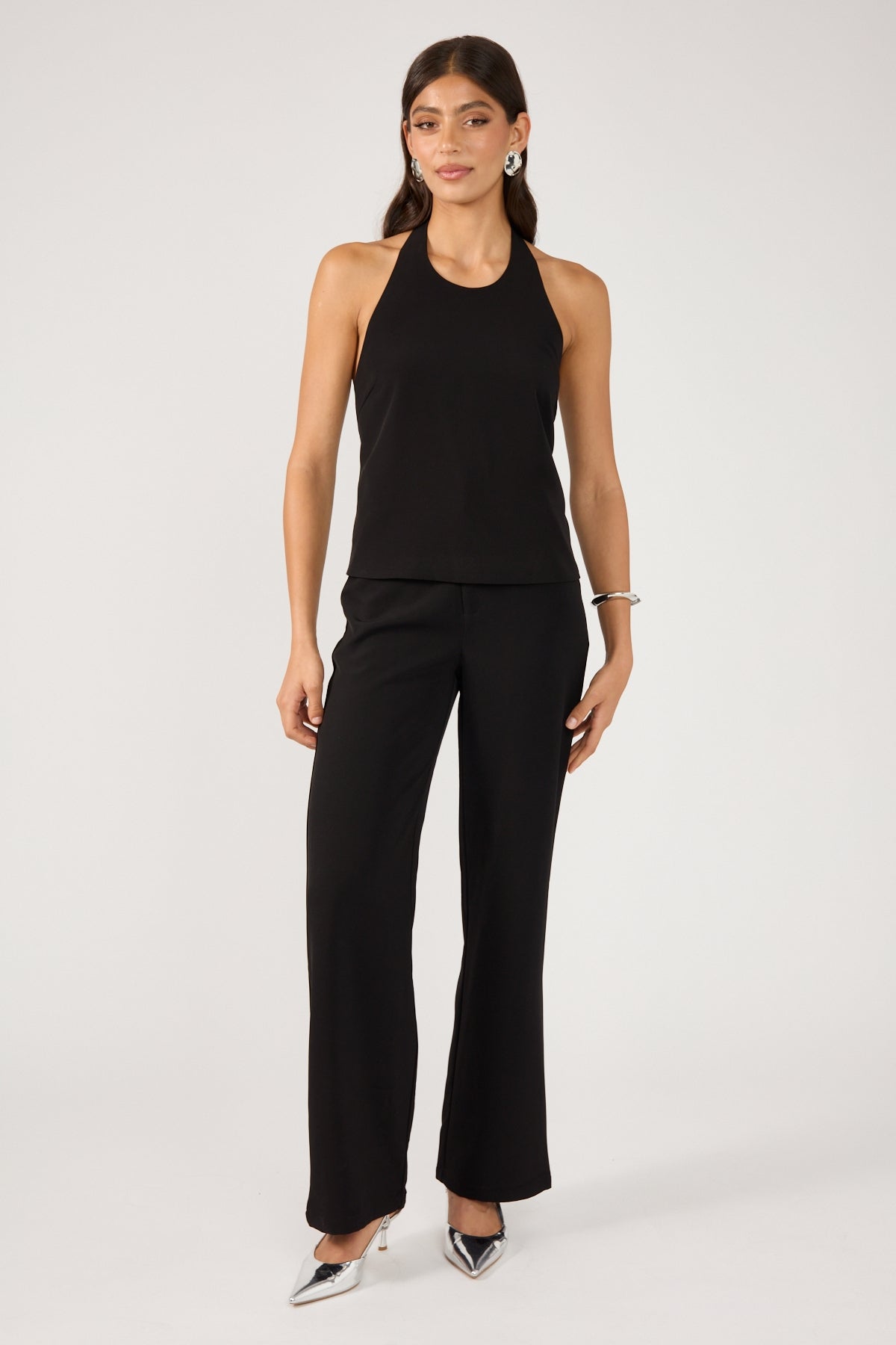 Perfect Stranger Fay High Rise Tailored Pant Black