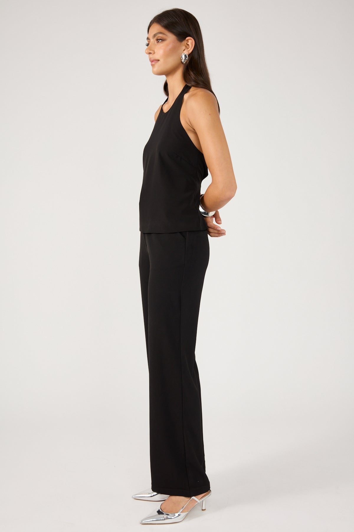 Perfect Stranger Fay High Rise Tailored Pant Black