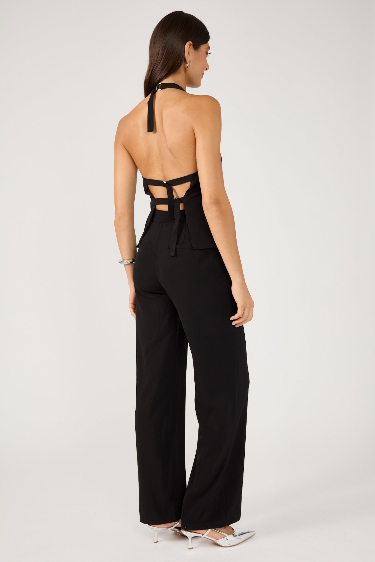 Perfect Stranger Fay High Rise Tailored Pant Black