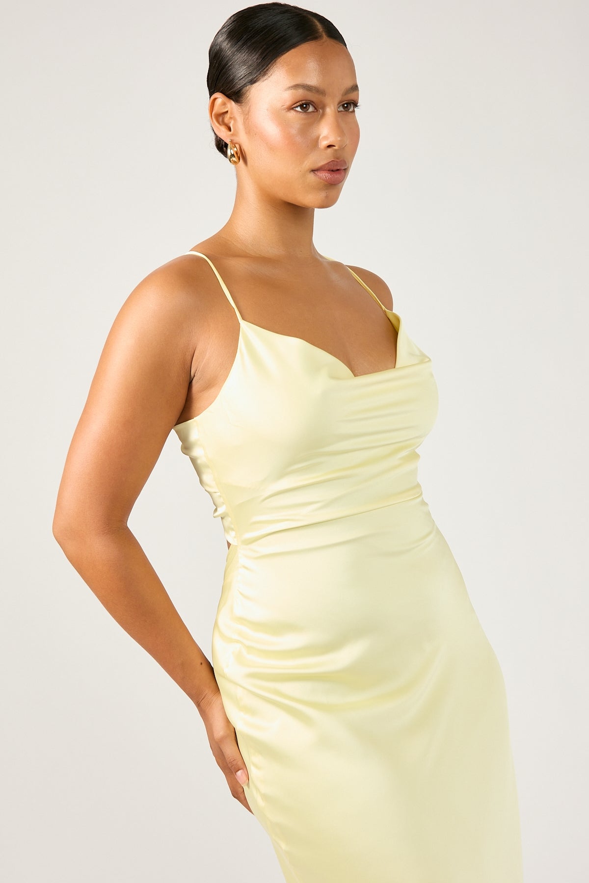 Perfect Stranger Evie Recycled Maxi Dress Yellow