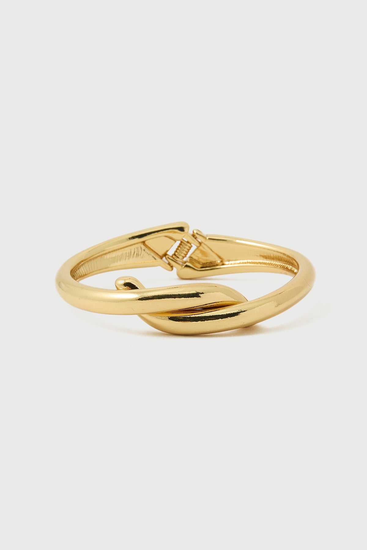 Perfect Stranger Twist Bangle Gold