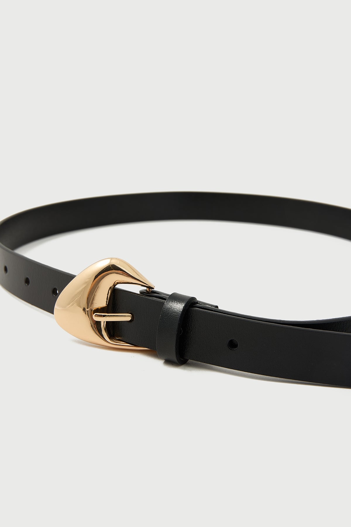 Perfect Stranger Westy Leather Belt Black/ Gold