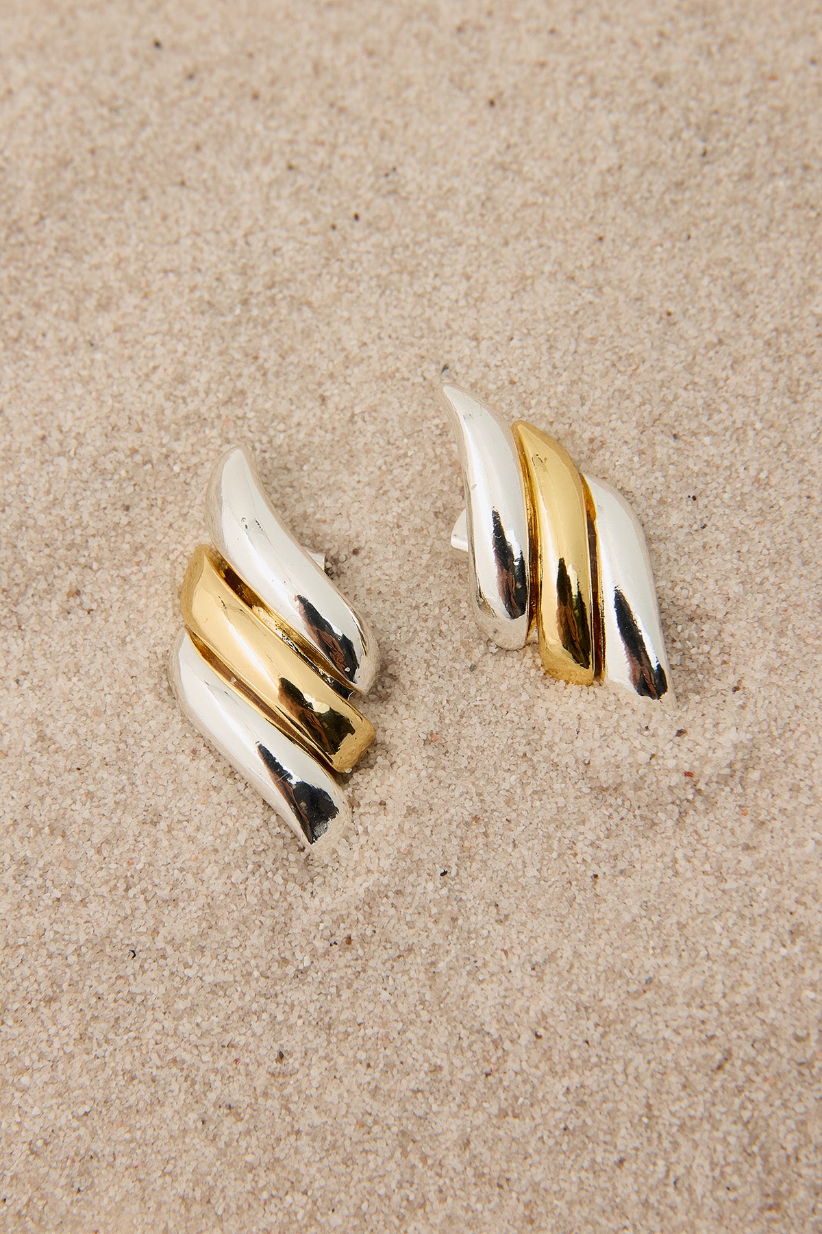 Perfect Stranger Selene Mixed Metal Earring Multi