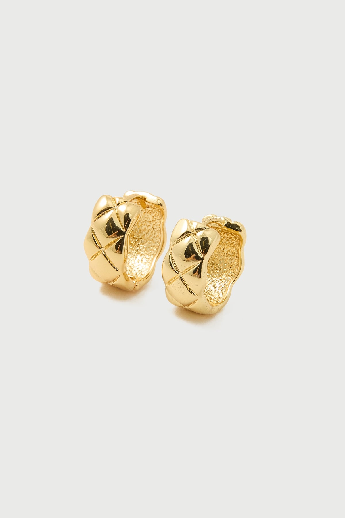 Perfect Stranger Quinn Quilted Huggies 18K Gold