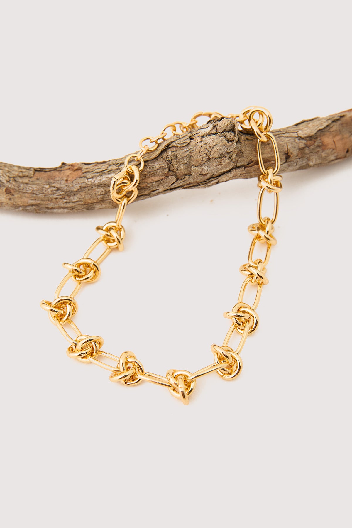 Perfect Stranger Ornate Chain Bracelet 18K Gold