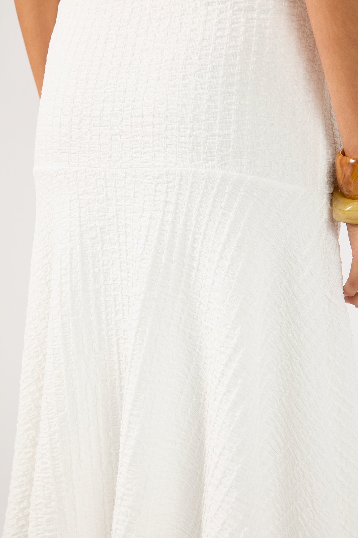 Perfect Stranger Mimsy Midi Skirt White