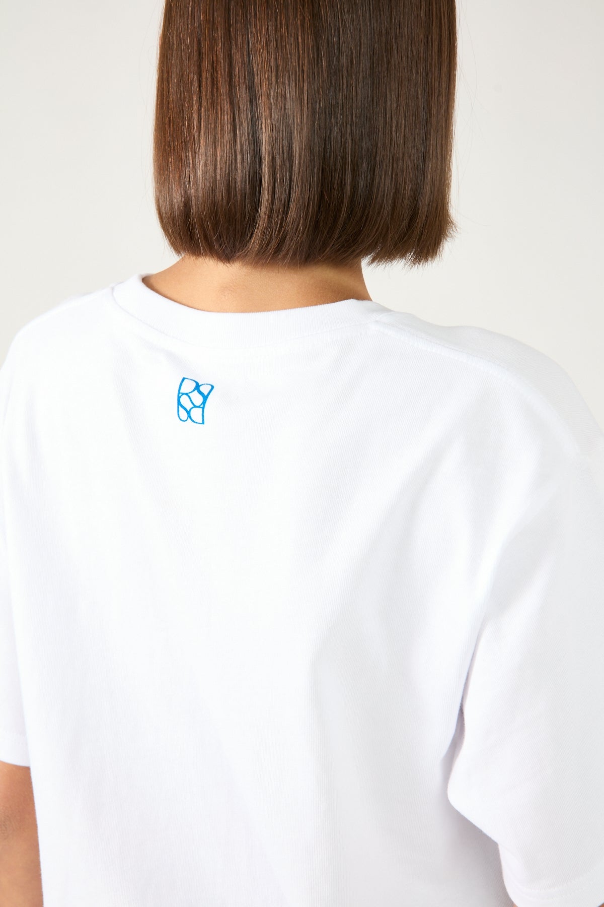 Perfect Stranger Picante Oversized Graphic Tee White