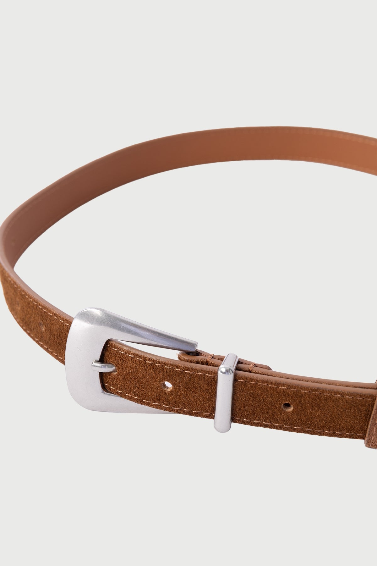 Perfect Stranger Jones Suede Belt Tan