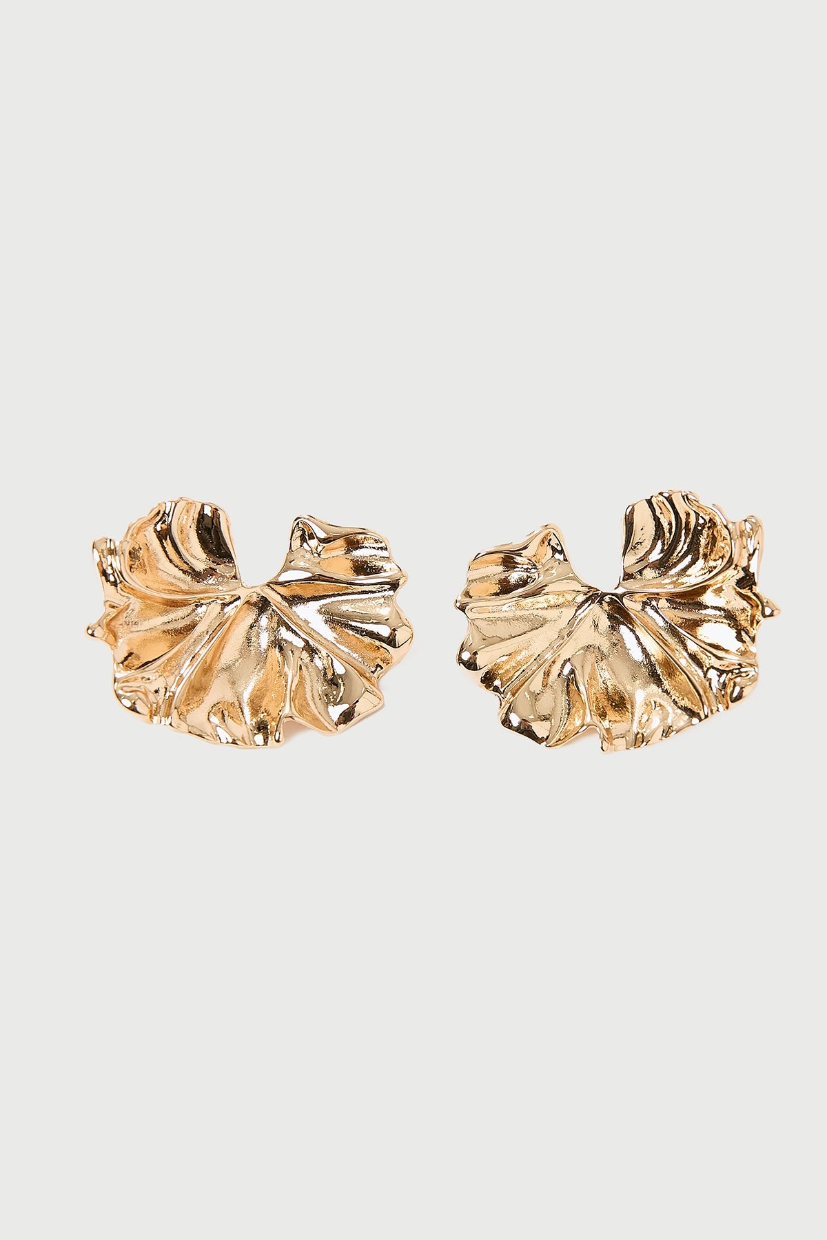 Perfect Stranger Gardenia Flower Earring Gold