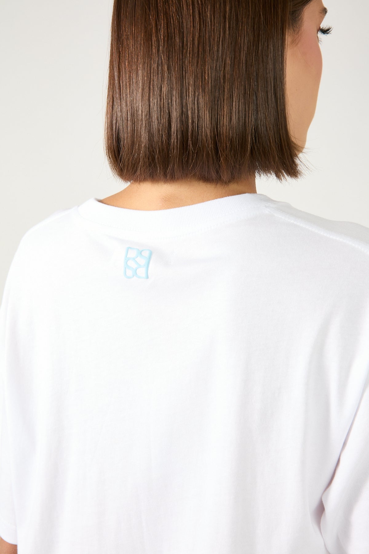 Perfect Stranger Floret Oversized Graphic Tee White