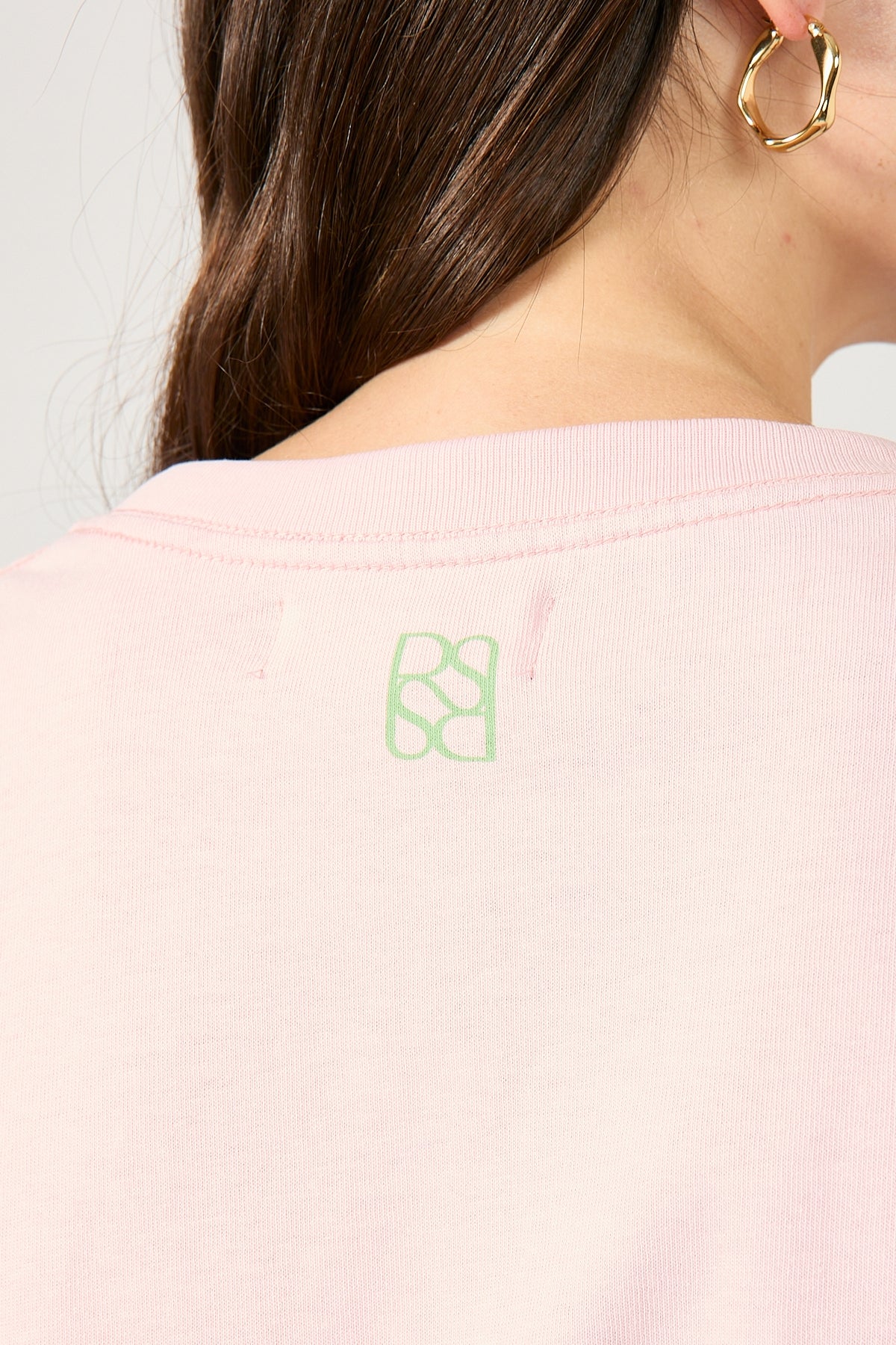 Perfect Stranger Prawn Cocktail Oversized Graphic Tee Pink