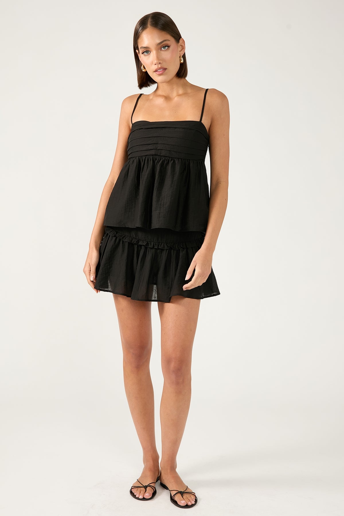 Perfect Stranger Sea Breeze Mini Skirt Black