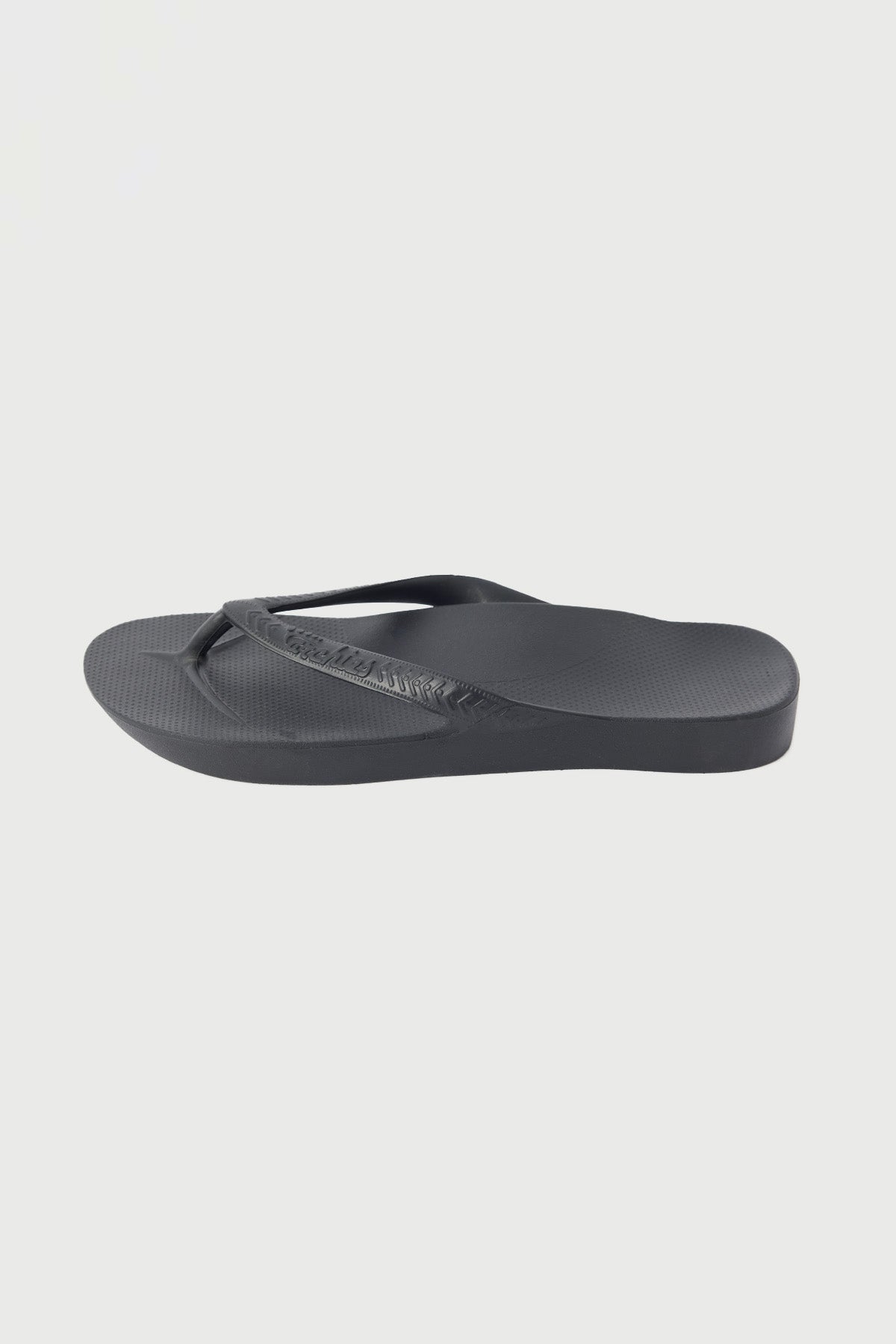 Archies Footwear Arch Support Thong Black