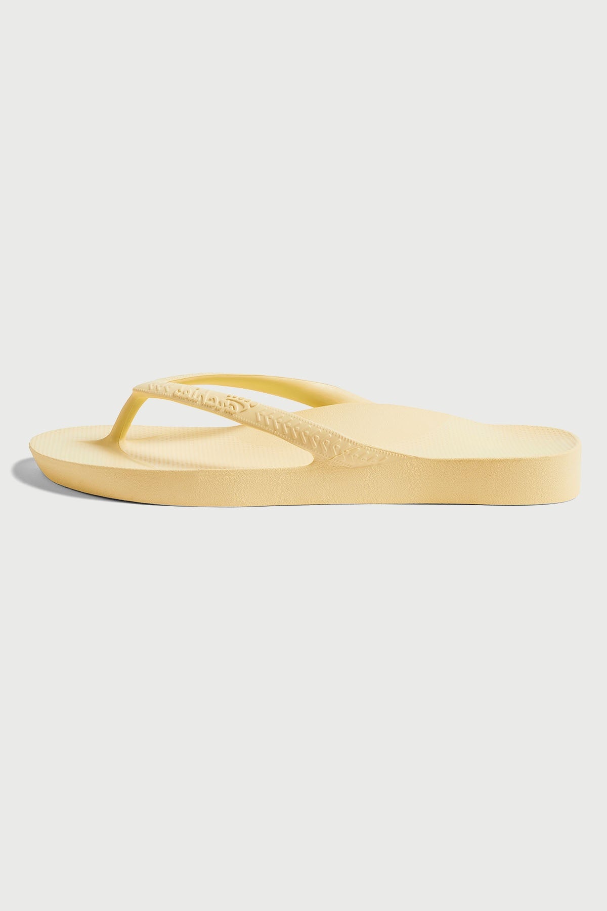 Archies Footwear Arch Support Thong Lemon