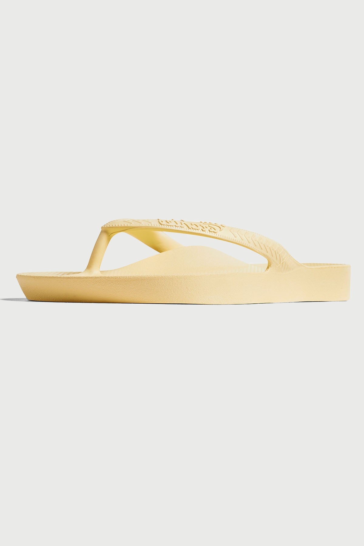 Archies Footwear Arch Support Thong Lemon